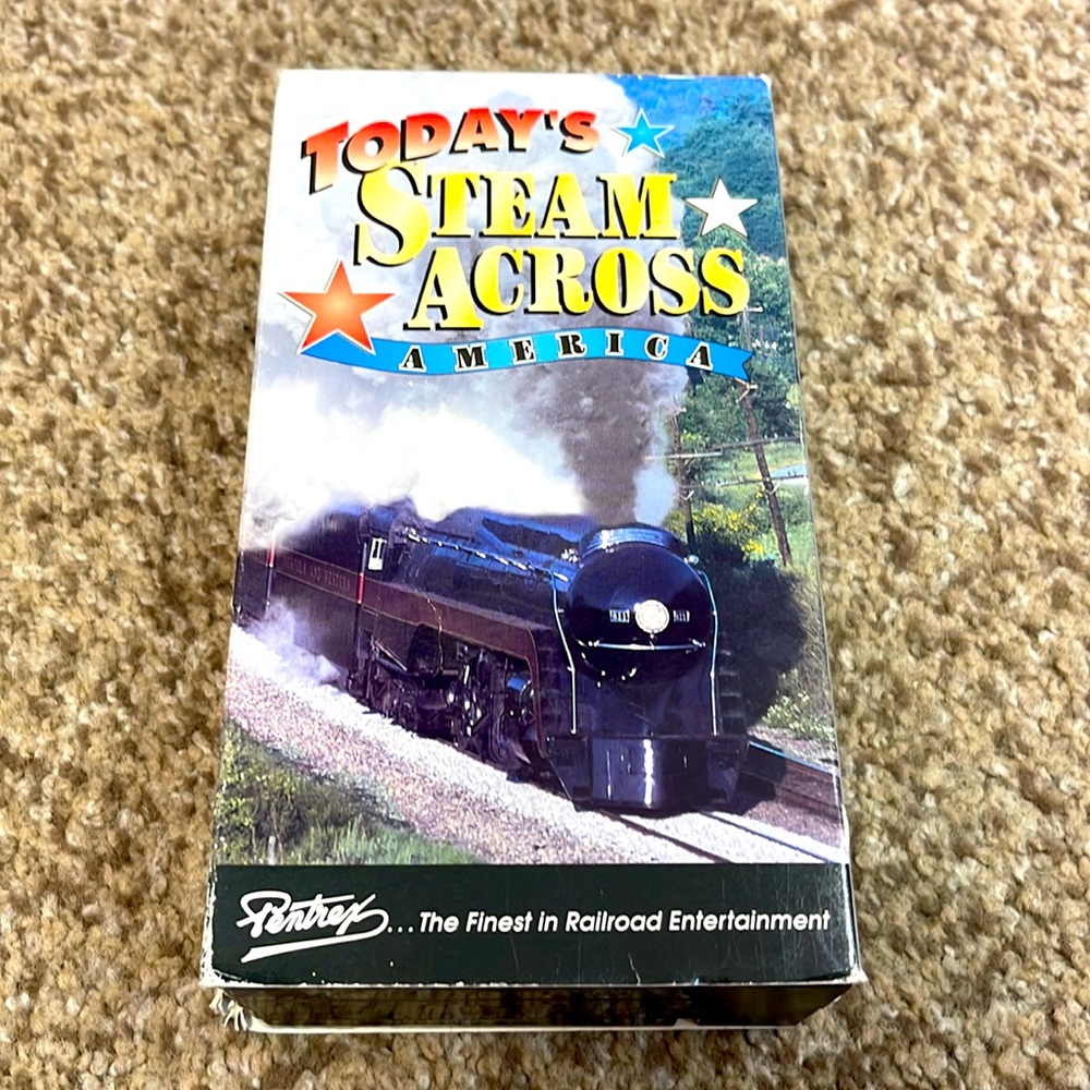 Todays Steam Across America, part one and part two VHS 1995 video tape set